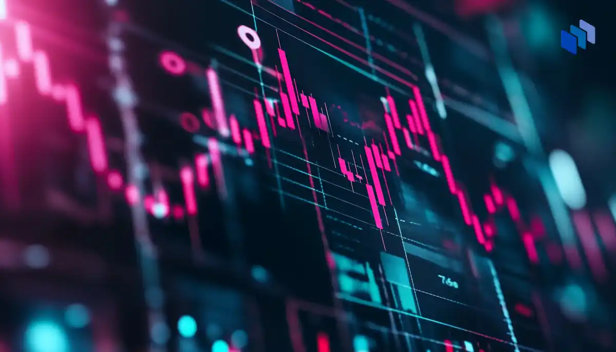 Grafisk illustration av finansiella data och aktiekurser som relaterar till f?retagsstruktur och ?garskap av TikTok.